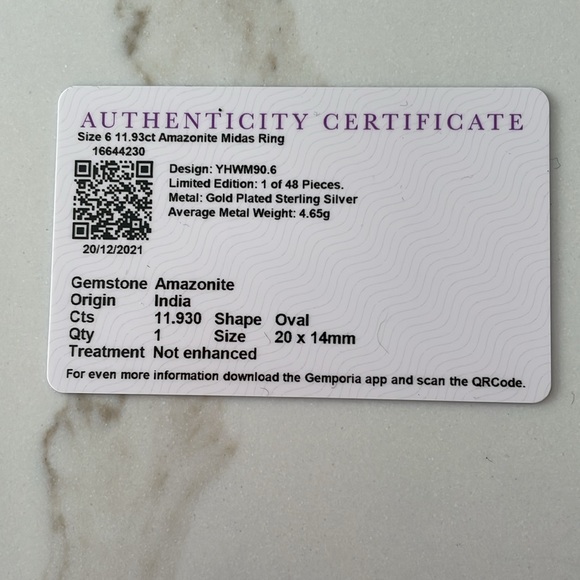 Amazonite ring - Picture 7 of 8